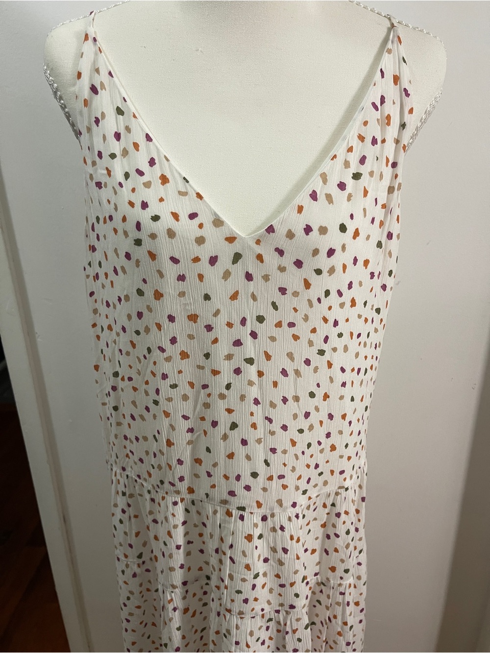BCBGeneration NWT Abstract Tiered Maxi Dress